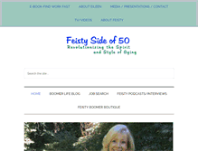 Tablet Screenshot of feistysideoffifty.com